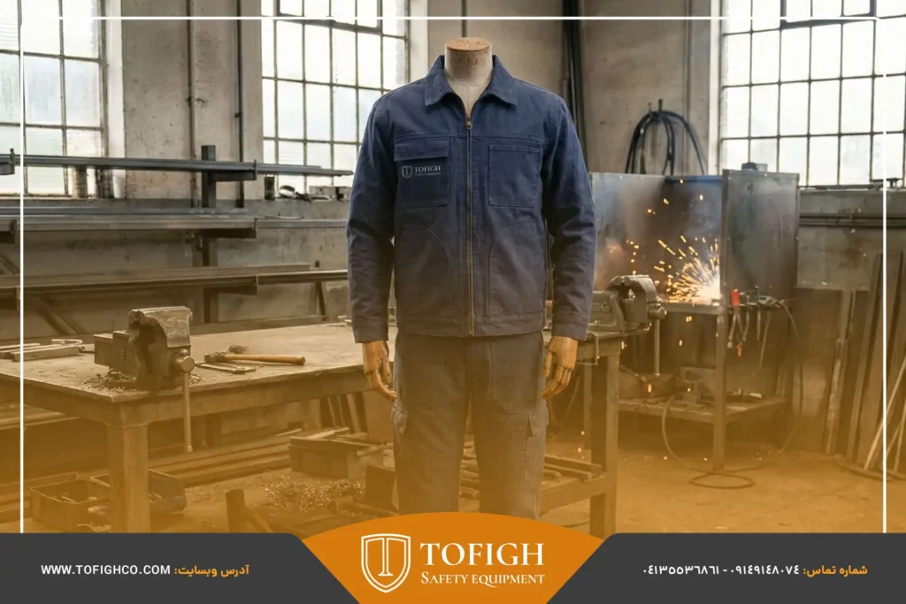 ویژگی لباس کار دوتکه توفیق