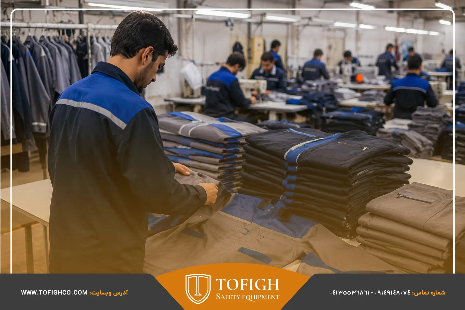 تولیدی لباس کار در اردبیل؛ چرا تأمین مستقیم اهمیت دارد؟