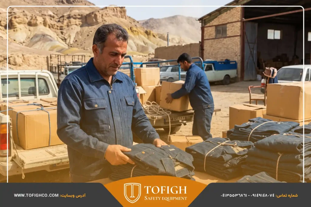 خرید عمده لباس کار در خراسان جنوبی