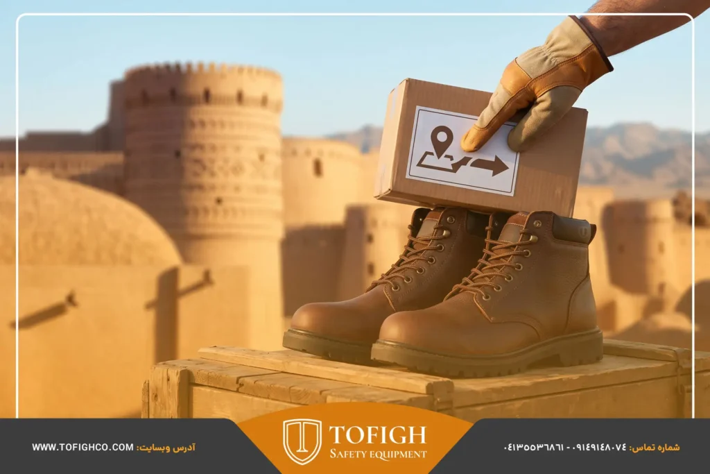 ارسال سریع کفش کار به شهرهای استان کرمان